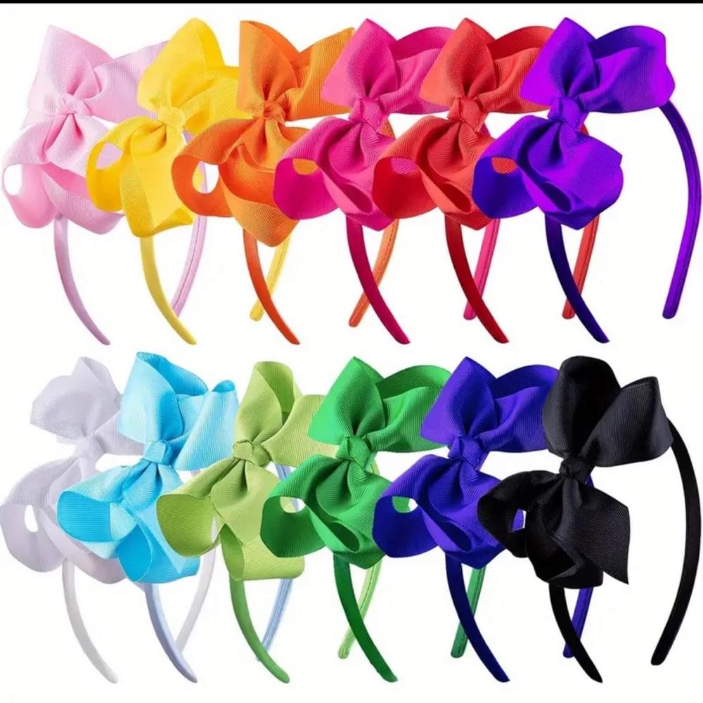 Vibrant Bow Hairbands Collection for Kids